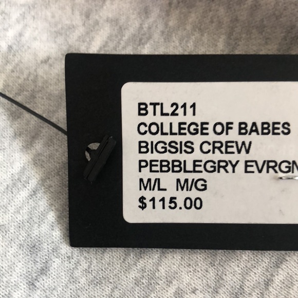 1 LEFT ❗️BRUNETTE THE LABEL COLLEGE IF BABES BIGSIS CREW - Picture 7 of 8